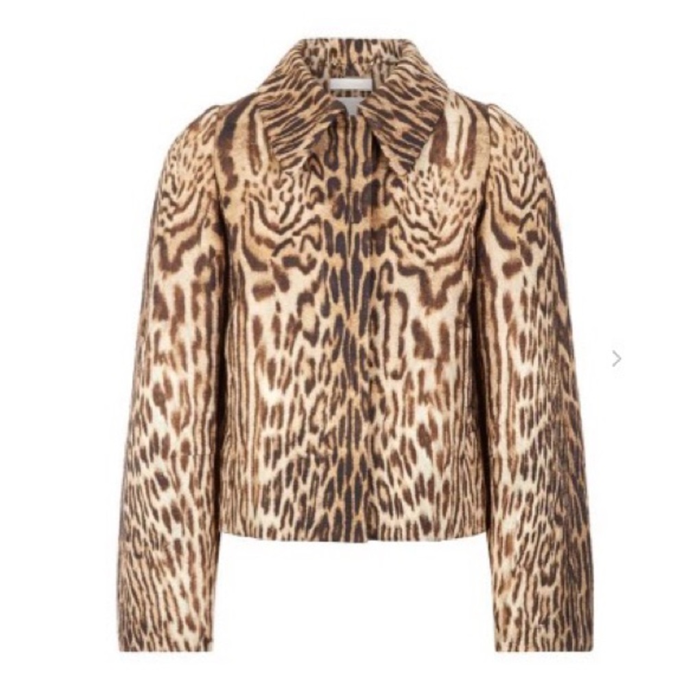 NWT Chloé Leopard Print Jacket